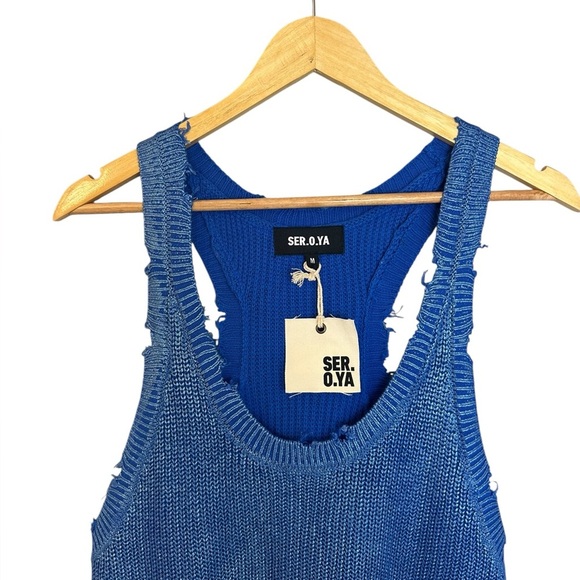 NWT! SER.O.YA Yonit Knit Tank Mini Dress M - Picture 5 of 10